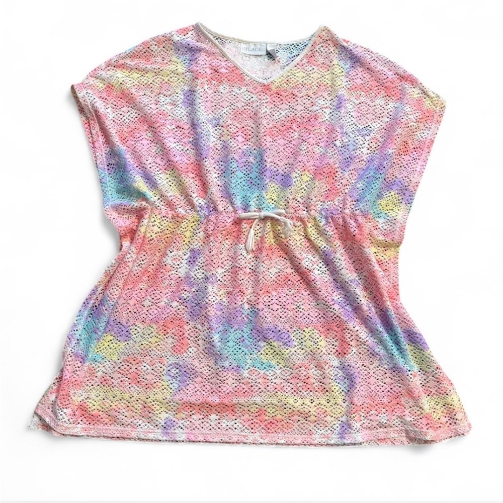 Girls Rainbow Mesh Bathing Suit Cover Up. Size 16